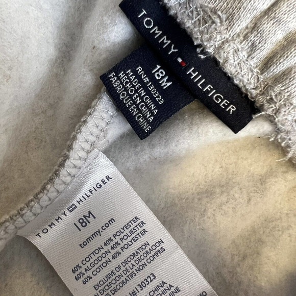 Tommy Hilfiger Baby Sweatpants Grey 18 Month New‎ - Picture 3 of 3